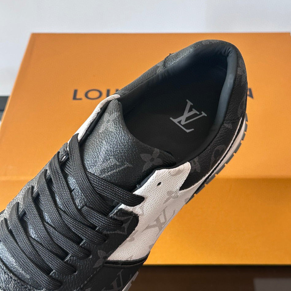 Color Block Allover Print Lace-Up Low Top Trainer S283423