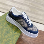 Men's Interlocking G Monogram Patchwork Platform Sneakers JN081101