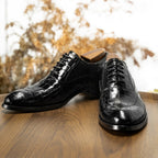 Men's Croc Embossed Oxford Dress Shoes P050512