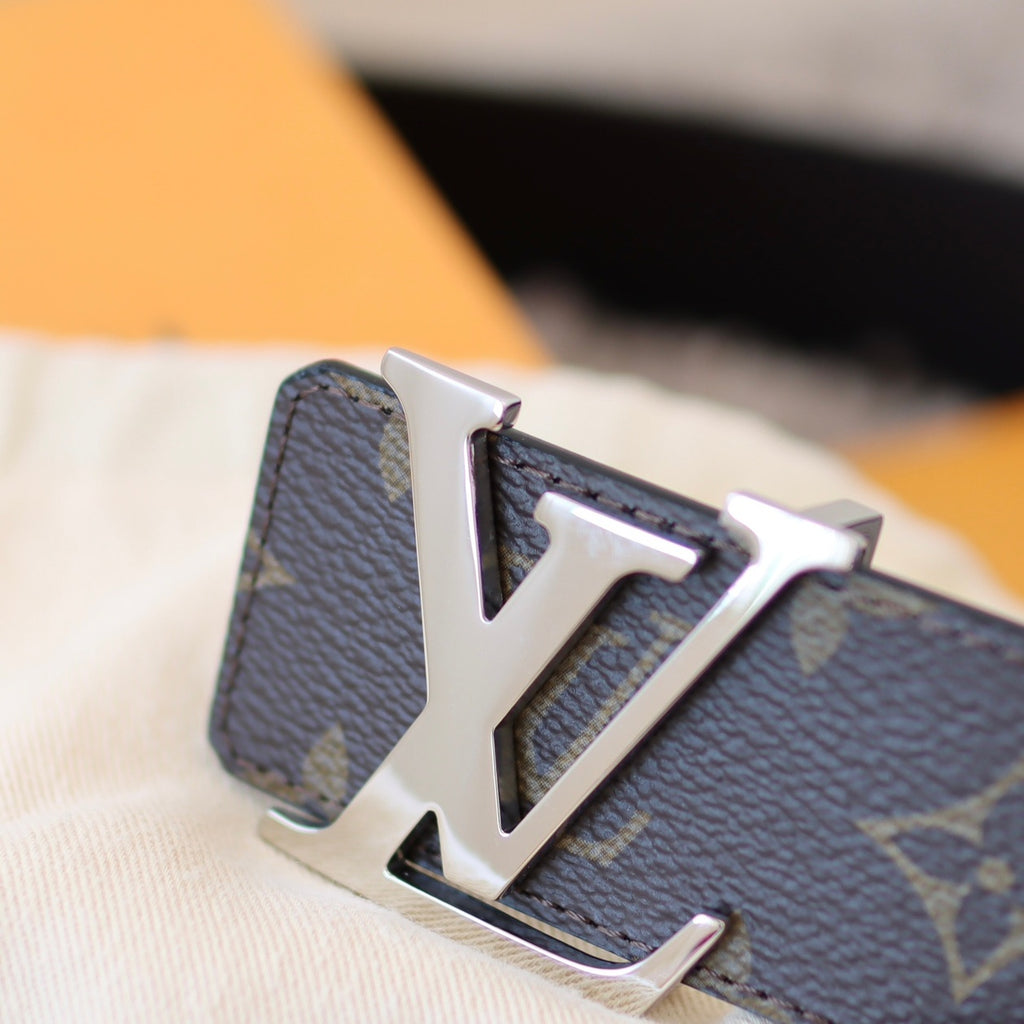 Checkered & Vintage Print Metal Buckle Belt E020802