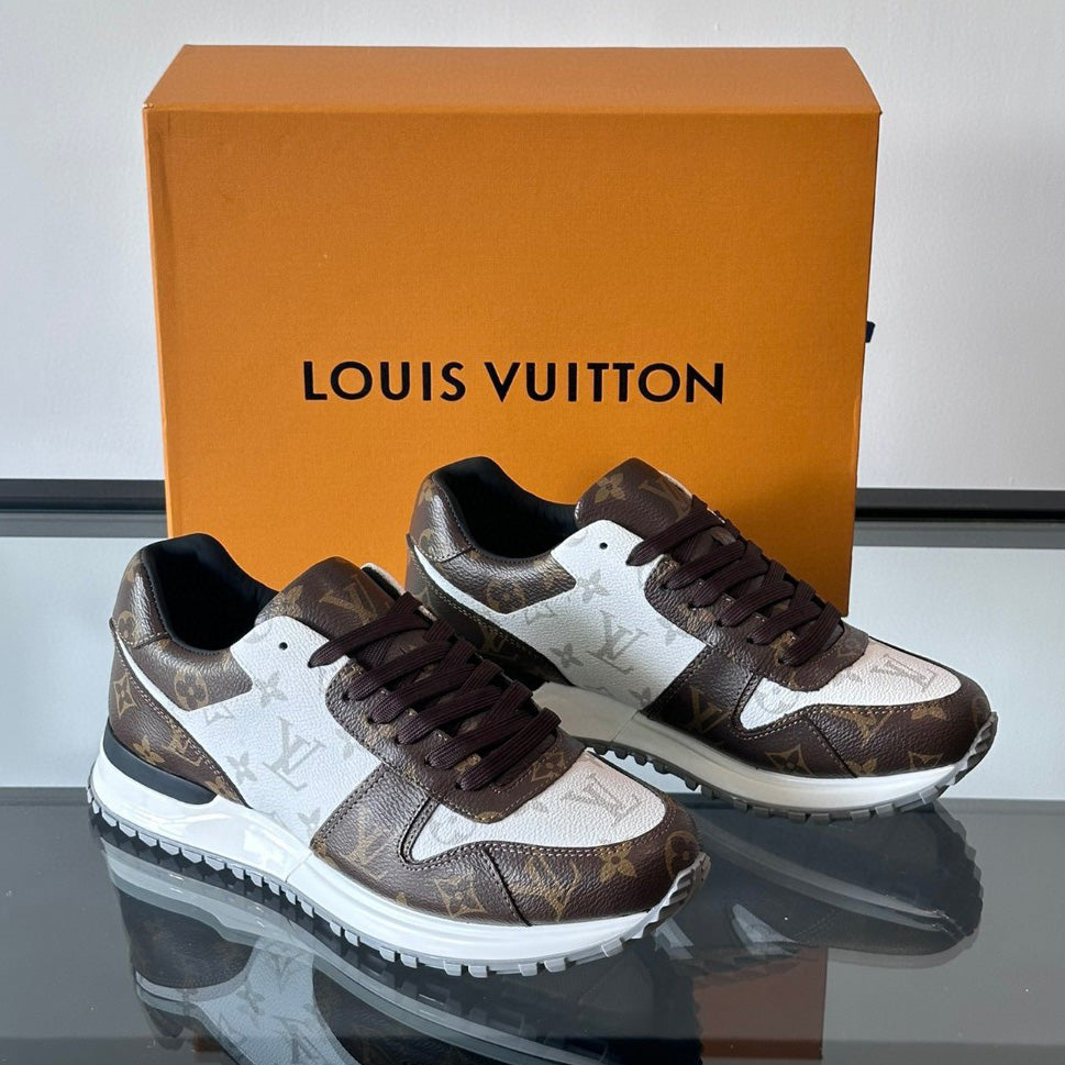 Color Block Allover Print Lace-Up Low Top Trainer S283423