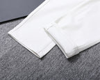 Clean White Denim With Triangle Badge V260831