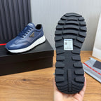 Calfskin Triangle Badge Lace-Up Sneaker S283439