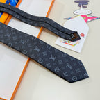 Men's Four-Point Floral Jacquard Necktie E2081010