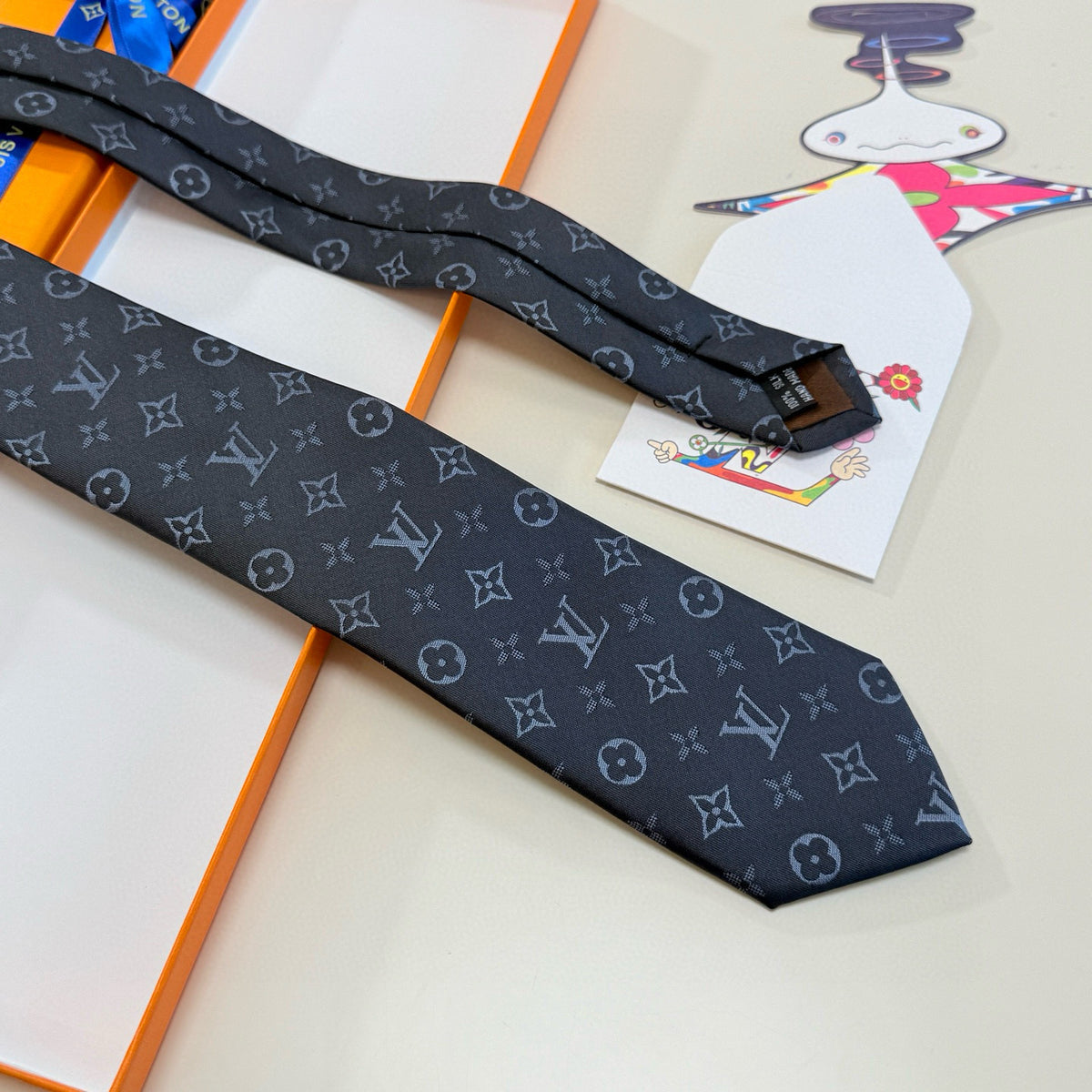 Men's Four-Point Floral Jacquard Necktie E2081010