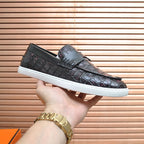 Croc Embossed Casual Loafer NE190136