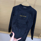 New Round Neck Embossed Jacquard Knit Sweater GN380101
