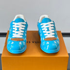 Allover Printed Lace-Up Low Top Platform Sneakers S283420