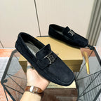Men's Metal Ornament Buckle Loafer Driving Shoes NE190115
