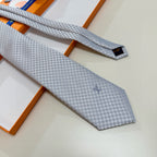 Men's Check Jacquard Necktie E2081009