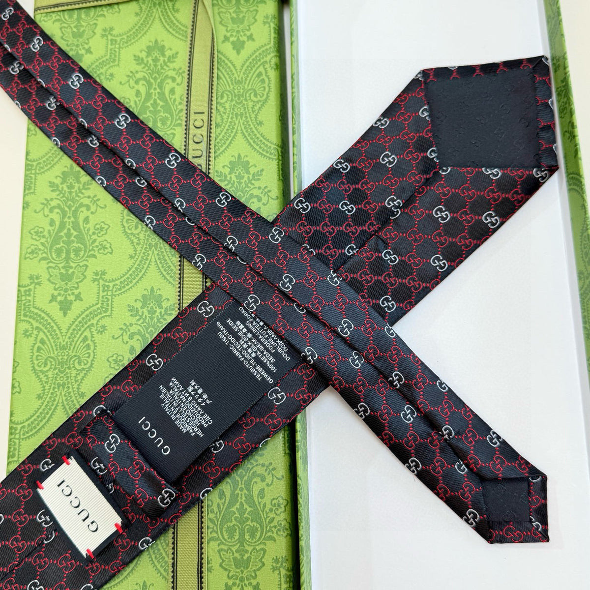 Men's Diamond Grid Jacquard Necktie E2081008