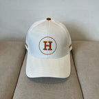 Circle Frame Letter H Embroidery Baseball Cap G103008