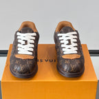 Allover Printed Lace-Up Low Top Platform Sneakers S283420