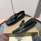 Men's Metal Ornament Buckle Loafer Driving Shoes NE190115