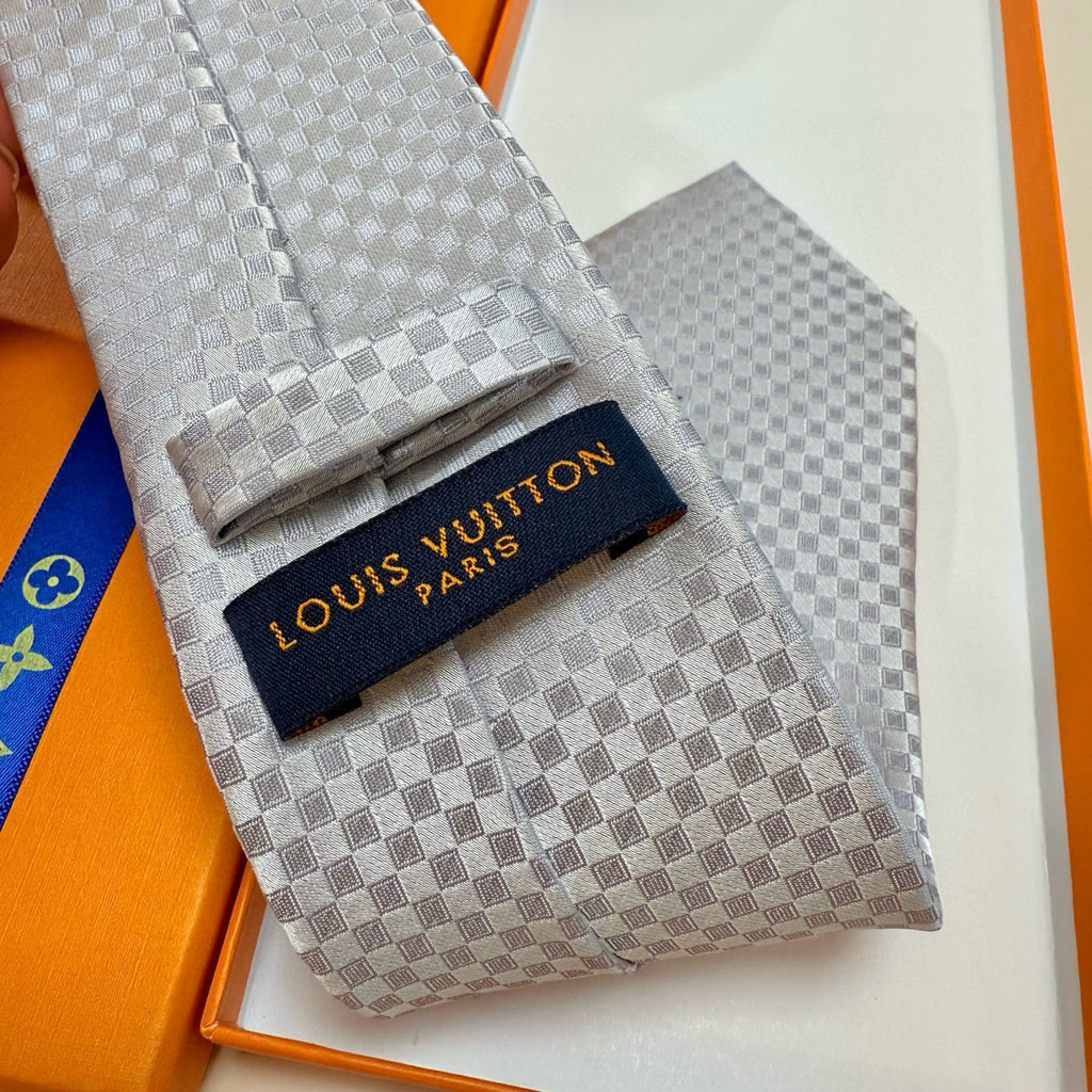 Men's Check Jacquard Necktie E2081009