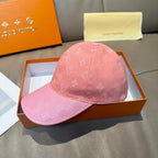 Denim Monogram Print Baseball Cap G103015