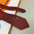 Men's Check Jacquard Necktie E2081009