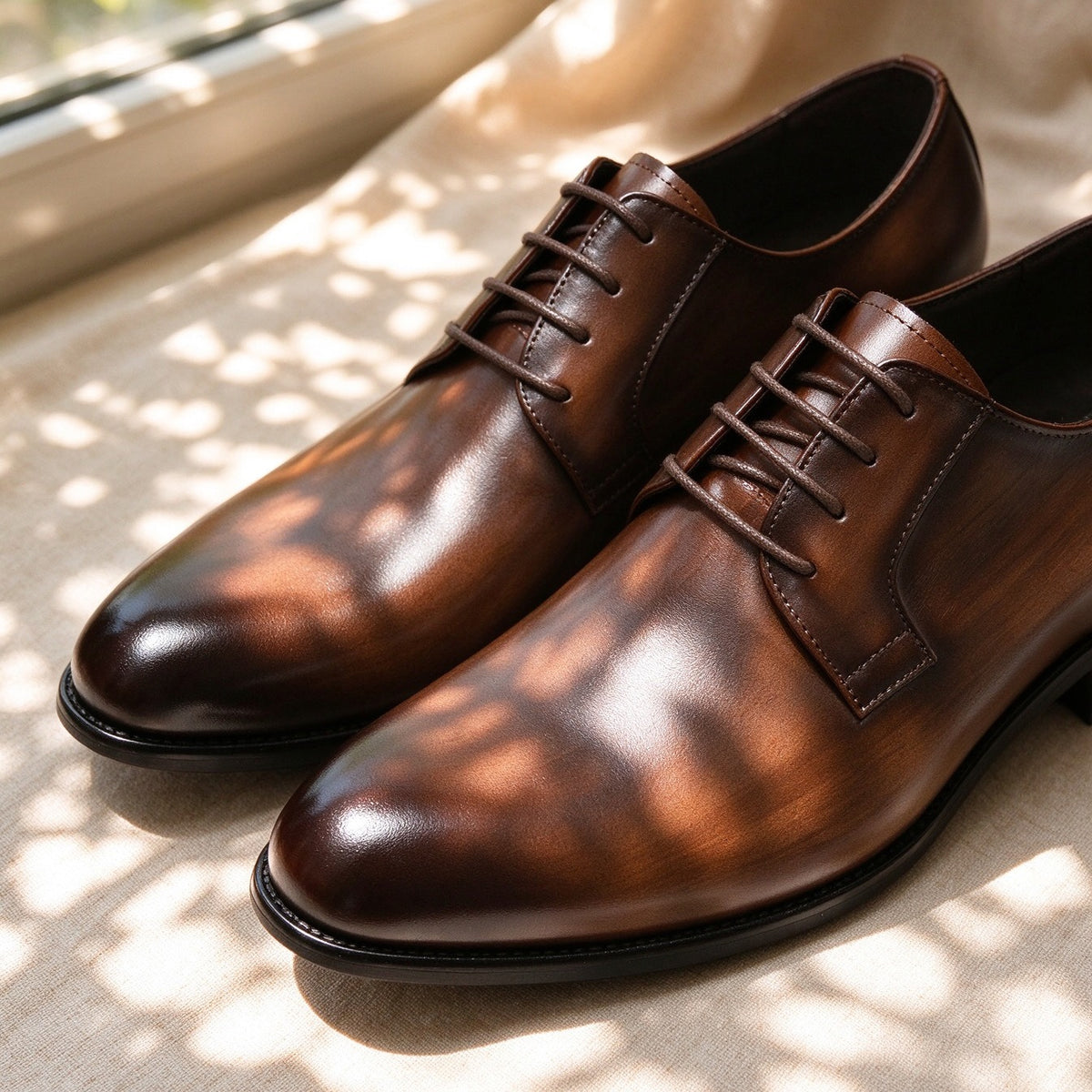 Men's Plain Derby Dress Shoes P050528