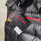 Removable Hood Quilted Puffer Vest U310523
