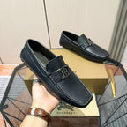 Men's Metal Ornament Buckle Loafer Driving Shoes NE190115