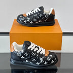 Allover Printed Lace-Up Low Top Platform Sneakers S283420