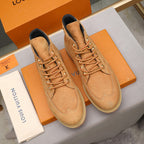 Men's Debossed Monogram High Top Work Boots NE190120