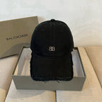 Frayed Edge Metal Logo Baseball Cap G103006