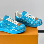 Allover Printed Lace-Up Low Top Platform Sneakers S283420