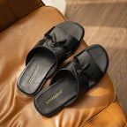 Tassel Slide Sandals Open Toe Slip-On Dress Slippers Y101157