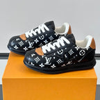 Allover Printed Lace-Up Low Top Platform Sneakers S283420
