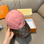 Denim Monogram Print Baseball Cap G103016