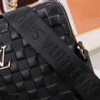 Grid Embossed Vertical Crossbody Shoulder Bag B101012