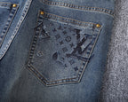 Vintage Fade Large Monogram Graphic Jeans V260840