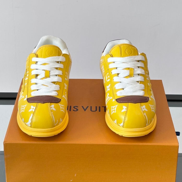 Allover Printed Lace-Up Low Top Platform Sneakers S283420