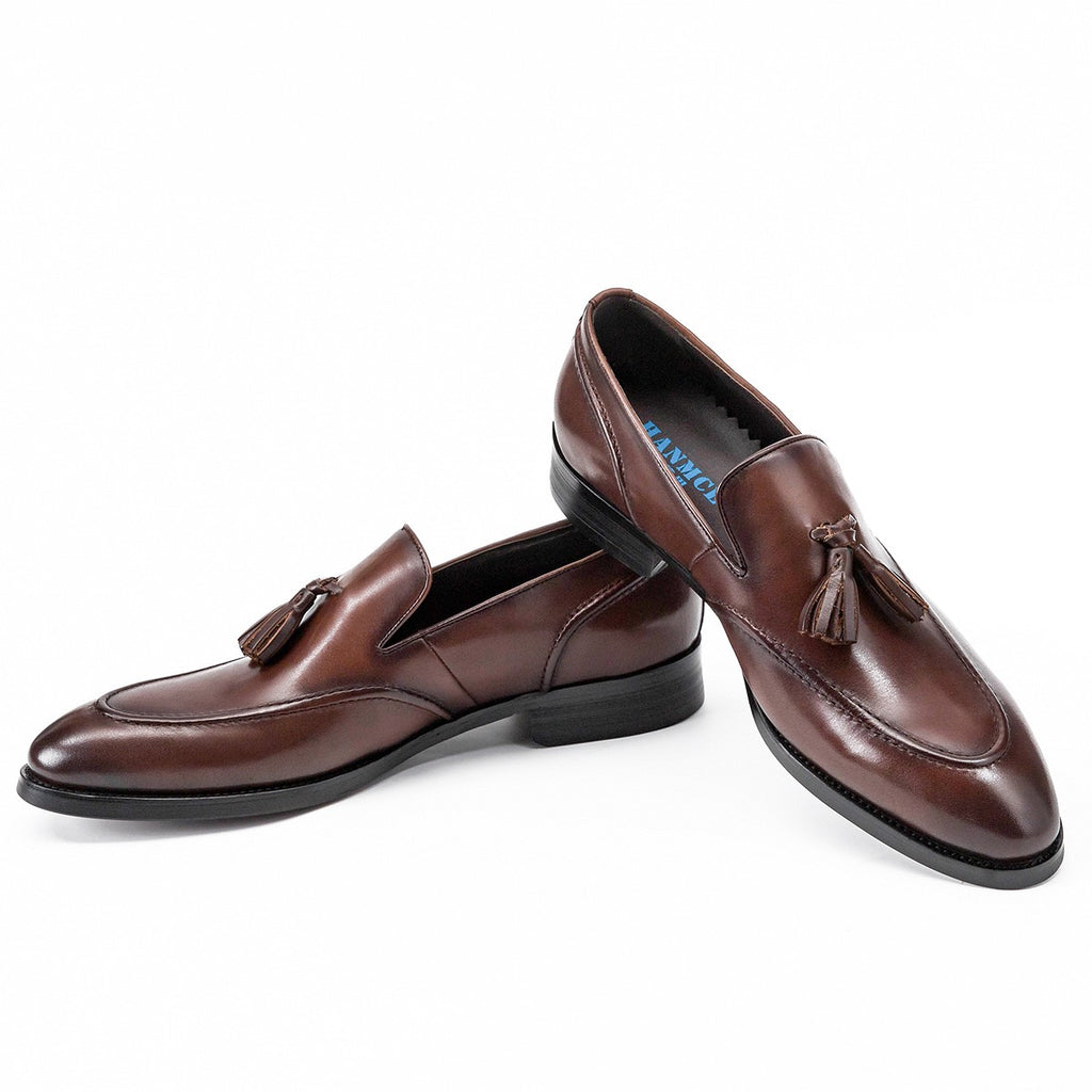 Tassel Slip-On Loafers Polished Formal Tassel Dress Loafers P050508