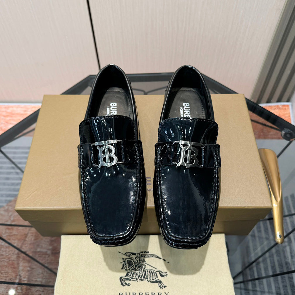 Men's Metal Ornament Buckle Loafer Driving Shoes NE190115