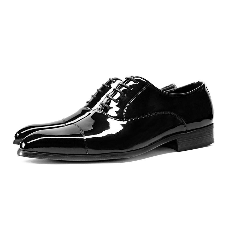 Cap Toe Patent Oxford Dress Shoes P050519
