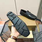 Men's Metal Ornament Buckle Loafer Driving Shoes NE190115