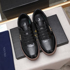 Croc Embossed Patchwork Triangle Logo Low Top Sneakers S283409
