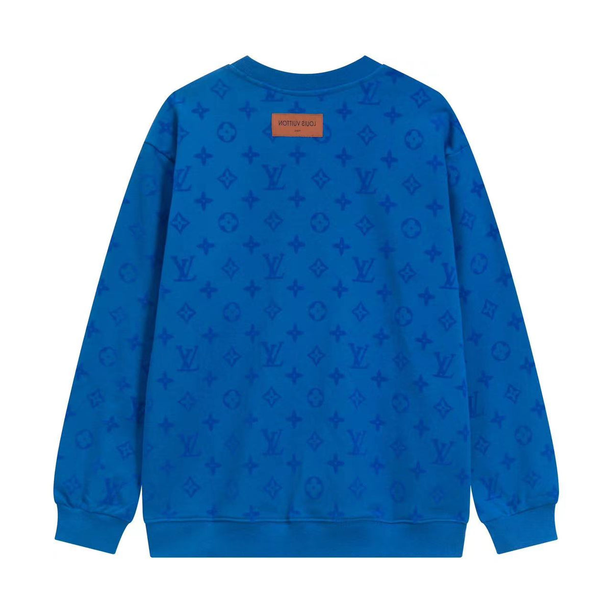Men's All Over Monogram Print Crew Neck Sweatshirt YG500101