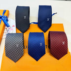 Men's Check Jacquard Necktie E2081009
