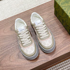 Men's Interlocking G Monogram Patchwork Platform Sneakers JN081101