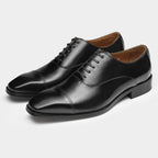 Cap Toe Oxford Shoes Lace-Up Formal Dress Shoes Y101146