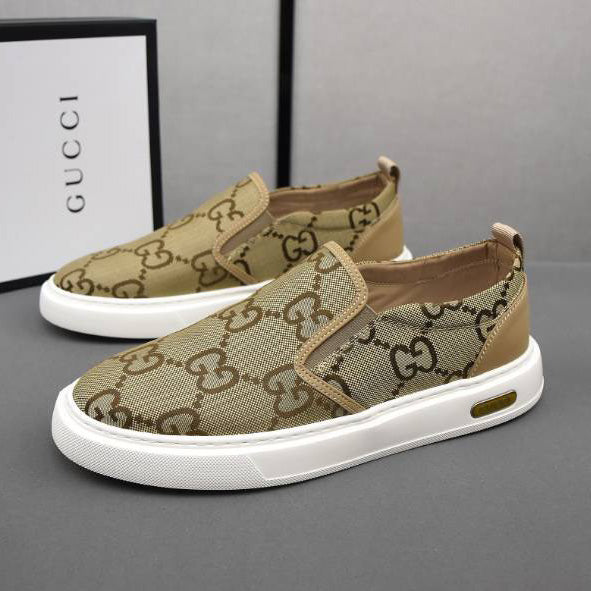 Men's Allover Monogram Slip-On Sneakers JN081112