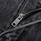 Men's Metal Triangle Logo Straight Fit Denim Jeans NE210204