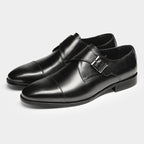 Cap Toe Single Monk Strap Dress Shoes Y101156