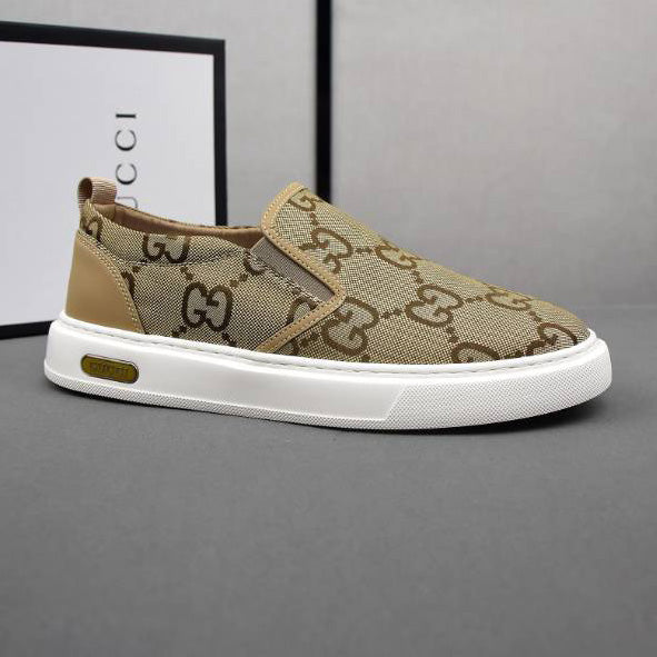 Men's Allover Monogram Slip-On Sneakers JN081112