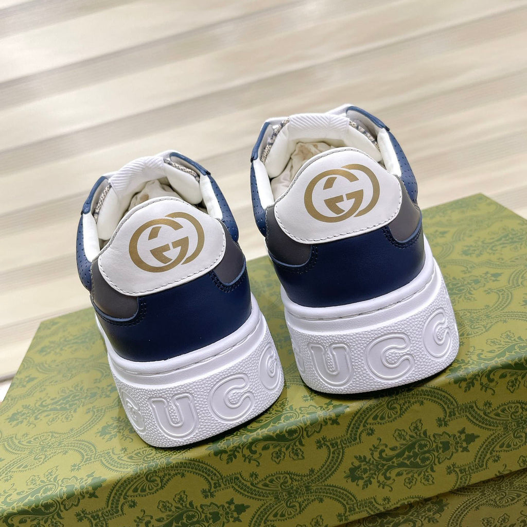 Men's Interlocking G Monogram Patchwork Platform Sneakers JN081101