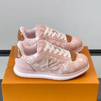 Allover Printed Lace-Up Low Top Platform Sneakers S283420