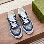 Men's Interlocking G Monogram Patchwork Platform Sneakers JN081101
